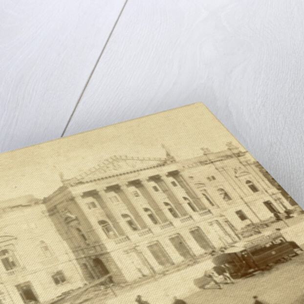 Construction of the Dutch theater in Amsterdam by Anonymous