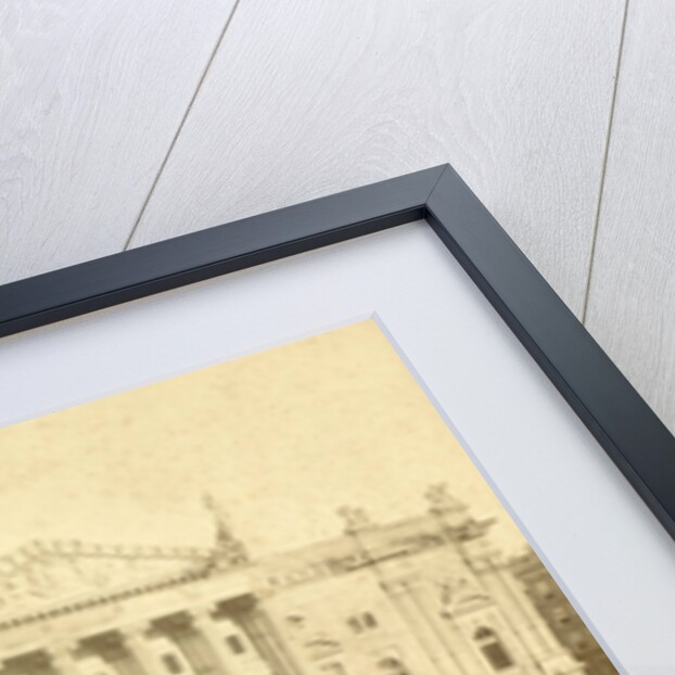 Construction of the Dutch theater in Amsterdam by Anonymous