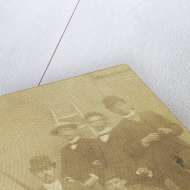 Group portrait of five students by Israël David Kiek