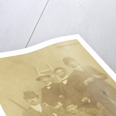 Group portrait of five students by Israël David Kiek