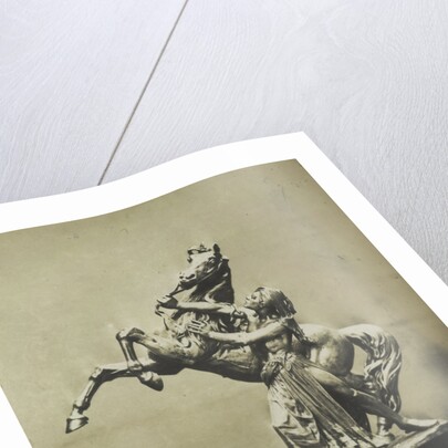 Horse and Slave. (Electroplate) by C.M. Ferrier & F. von Martens