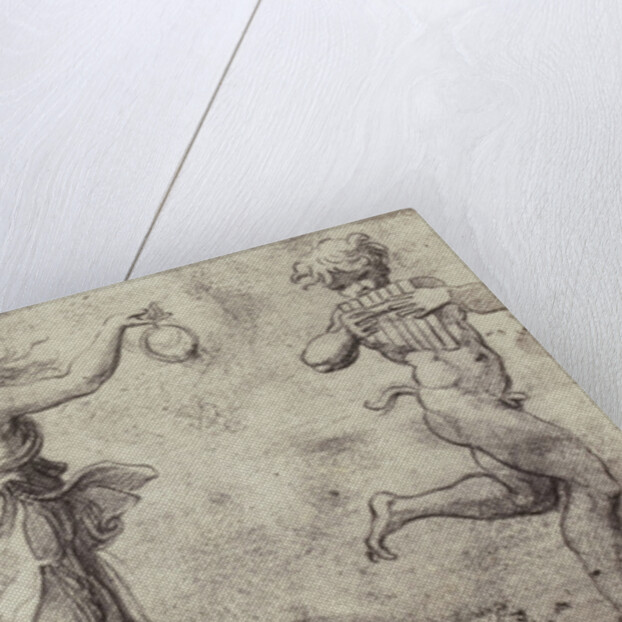 Drawing Raphael from Windsor Castle, dancing and making music Bacchae by Charles Thurston Thompson