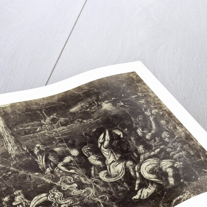 Drawing Raphael from Windsor Castle, drowning army after Israel's crossing of the Red Sea by Charles Thurston Thompson