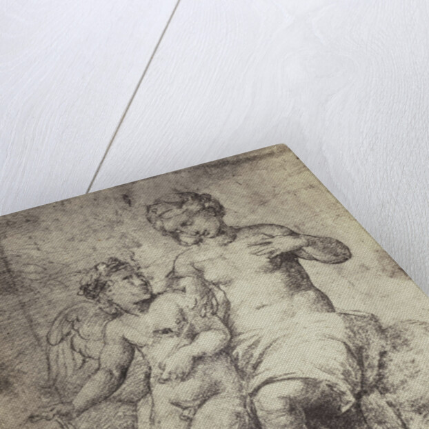 Raphael drawing from Windsor Castle, Mary with Jesus by Charles Thurston Thompson