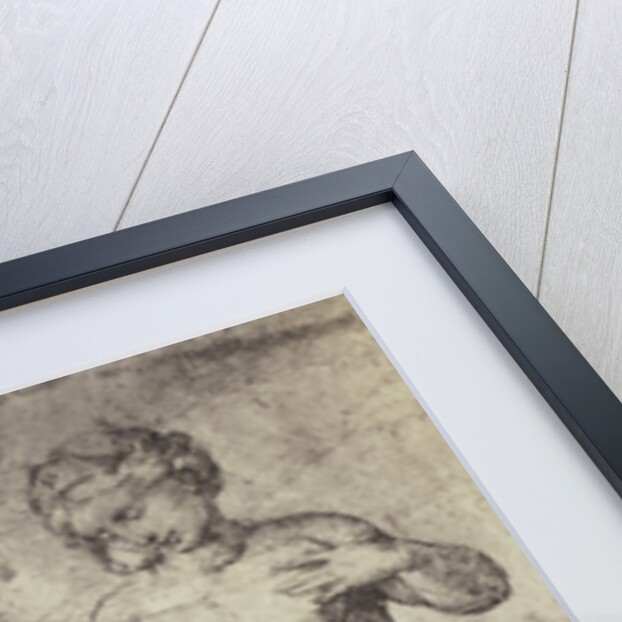 Raphael drawing from Windsor Castle, Mary with Jesus by Charles Thurston Thompson