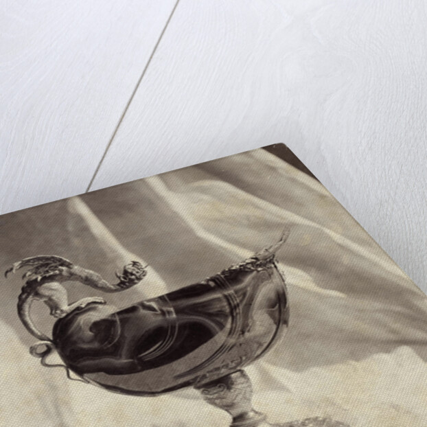 Stone shell-shaped bowl with dragon, from the Louvre by Charles Thurston Thompson