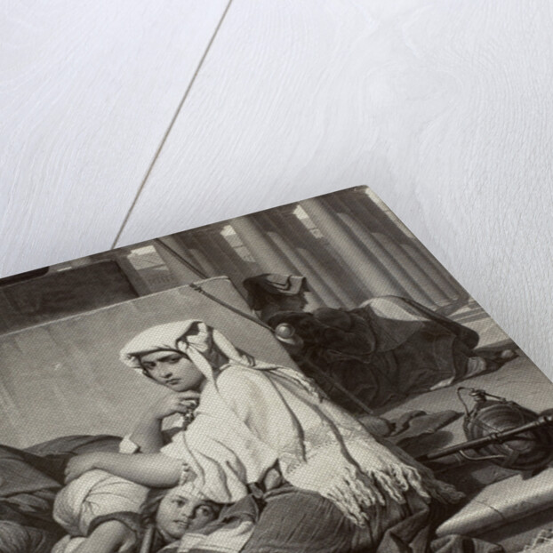 Les pelerins a Rome by Paul Delaroche