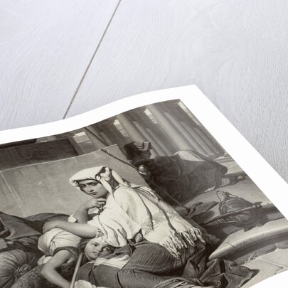 Les pelerins a Rome by Paul Delaroche