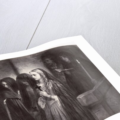 La Cenci marchant au supplice by Paul Delaroche