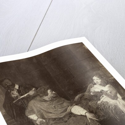 Joan of Arc, Jeanne d'Arc malade est interrogee dans sa prison by Paul Delaroche