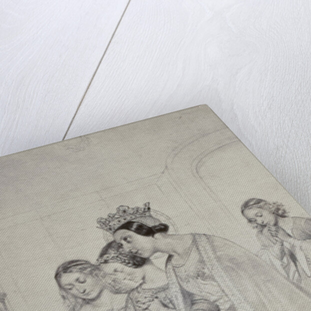 Sainte Amelie, reine de Hongrie by Paul Delaroche