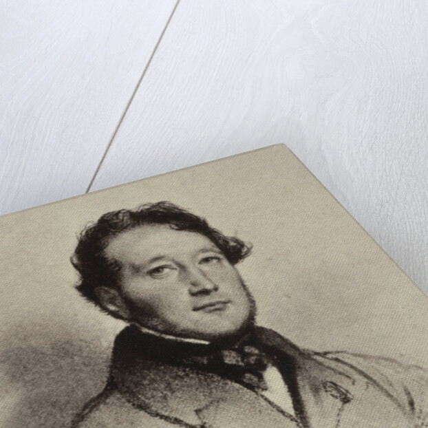 Portrait M. Henriquel-Dupont by Paul Delaroche