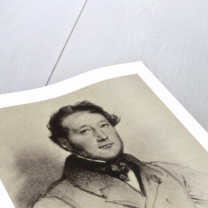 Portrait M. Henriquel-Dupont by Paul Delaroche