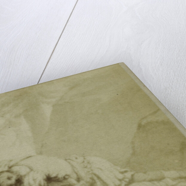 Virgil scene from the Bucolica, crying man by F. Barrias