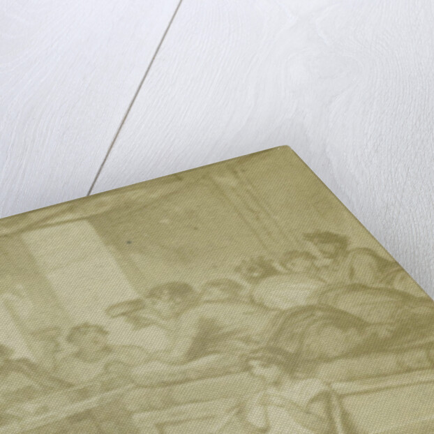 Quinti Horatii Flacci Carminum, gods banquet with music by Anonymous