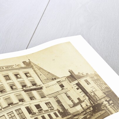 Brack's Doelen Hotel situated at the Nieuw Doelenstraat Amsterdam by Gerrit Hendricus Heinen