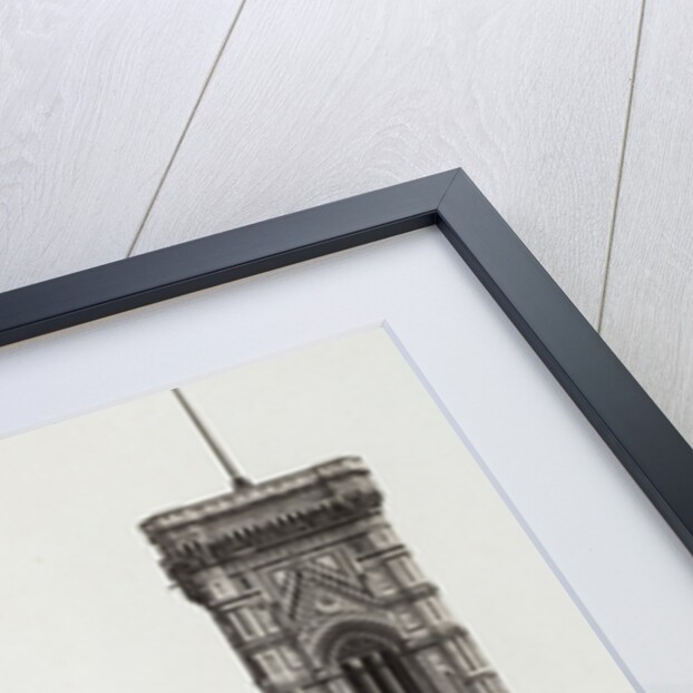 dome and campanile of the Duomo in Florence Italy, c. 1855 by Anonymous