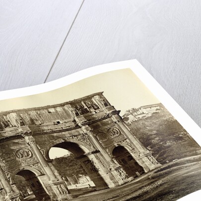 The Arch of Constantine, north side, Rome Italy by James Anderson