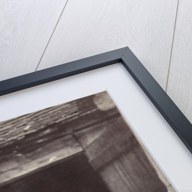 Portrait of a young woman in a doorway by Anonymous