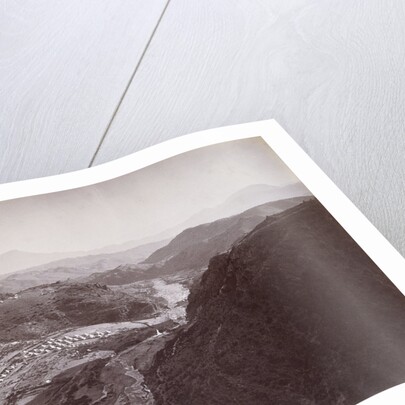 View military camps near Peshawar seen from Ali Musjid Pakistan by John Burke