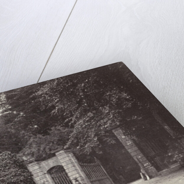 entry gate of a house in Fort William by Francis Edmond Currey