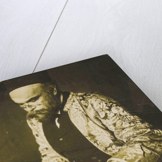 Portrait of Paul Verlaine, reading by Willem Witsen