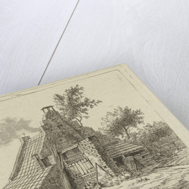 Ruin of the house Snaatburg Maarssen by Anthonie van den Bos