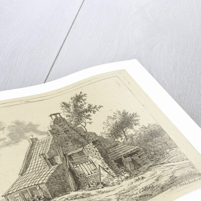 Ruin of the house Snaatburg Maarssen by Anthonie van den Bos