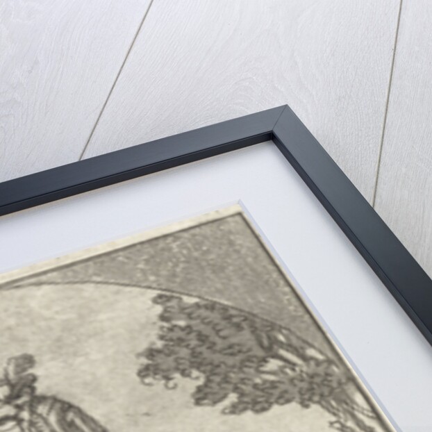 Horseman in medallion by Anthonie van den Bos