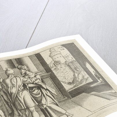 brings Paul to the apostles Barnabas by Cornelis Bos