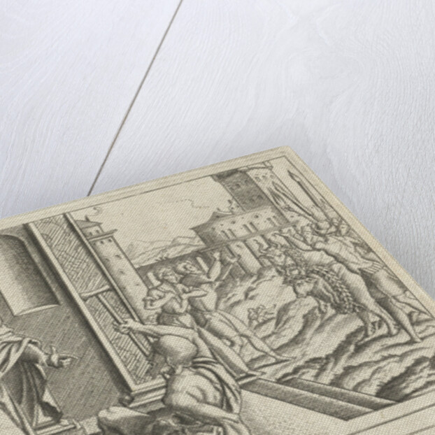 Paul healed a lame by Cornelis Bos