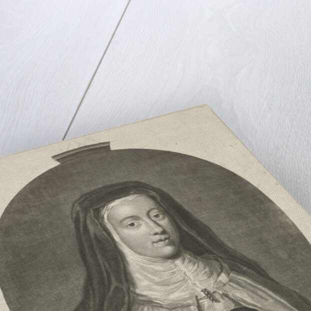 Portrait of Louise de la Misericorde, alias Francoise de La Baume Le Blanc de la Valliere by Dutch Republic