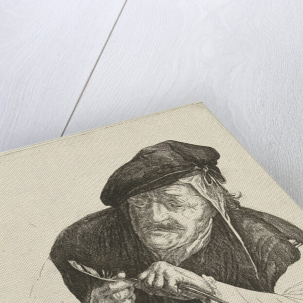 Man entertains his pen by Jabes Heenck