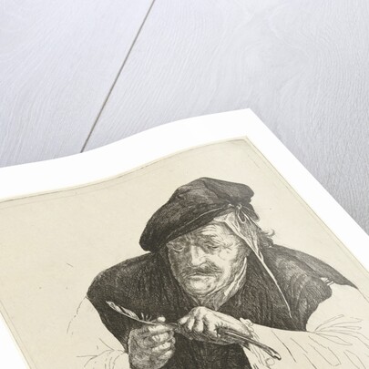 Man entertains his pen by Jabes Heenck