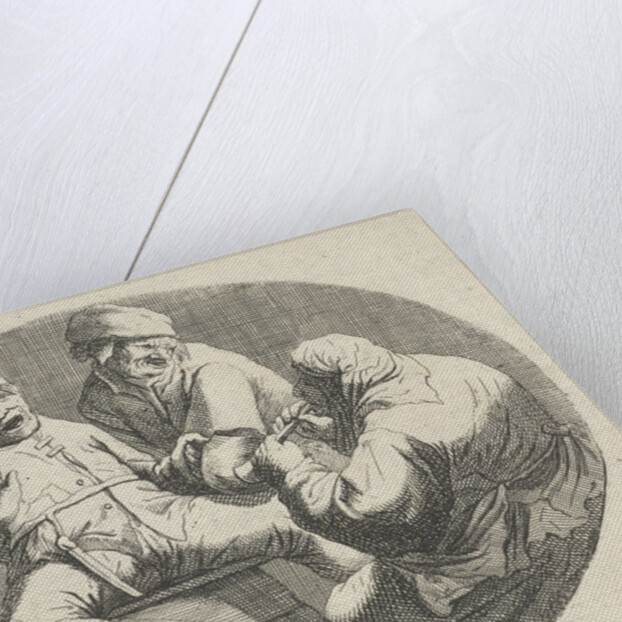 Merry peasant party by Cornelis A. Hellemans