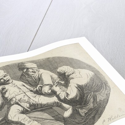 Merry peasant party by Cornelis A. Hellemans