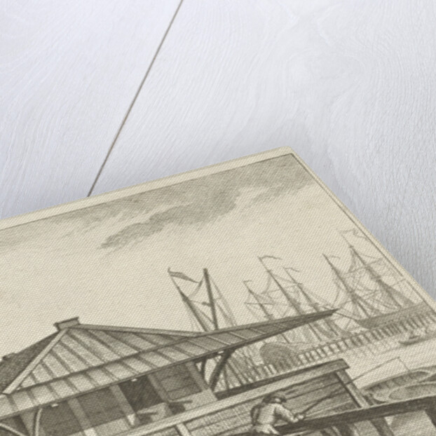 Bothuisje Amsterdam in the IJ by Hendrik van Hilten