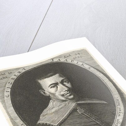 Portrait of Gijsbert Japiks by Johannes Hilarides