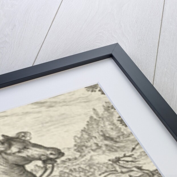 Deer Hunting, Egbert Jansz., Antonio Tempesta by Johann Theodor and Johann Israel de Bry