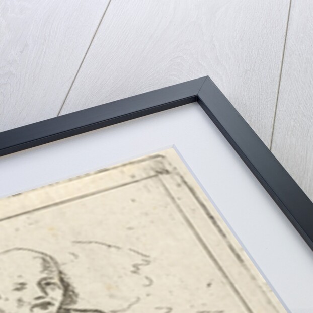 Old man with walking stick by Simon Klapmuts