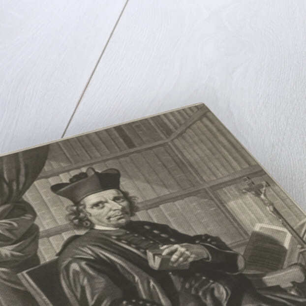 Portrait of the pastor Justus Modersohn by Johannes Klopper