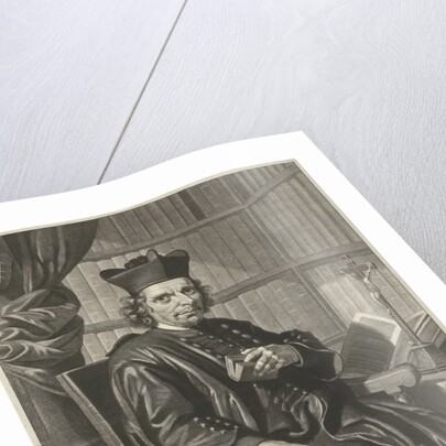 Portrait of the pastor Justus Modersohn by Johannes Klopper