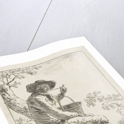 Smoking farmer by Hendrik Kuipers