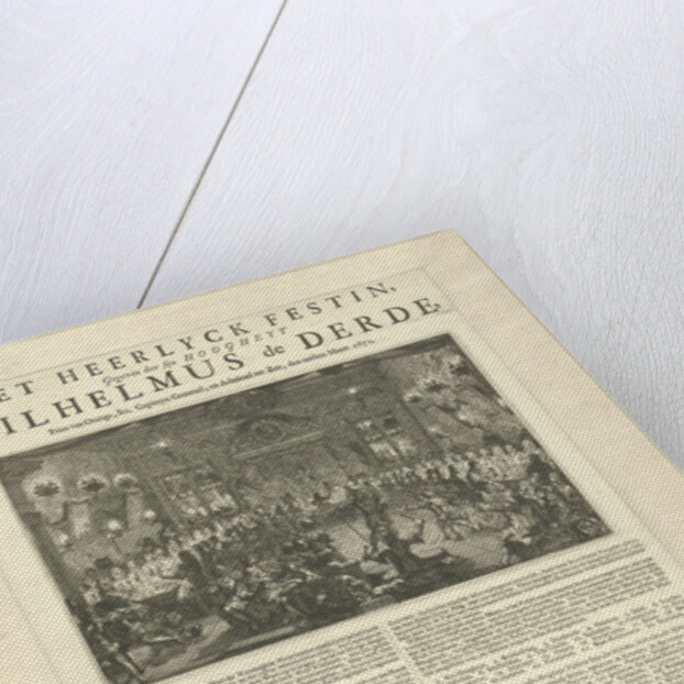 Feast given by William III on March 1, 1672 in honor of his appointment as captain-general by Francoys Palm