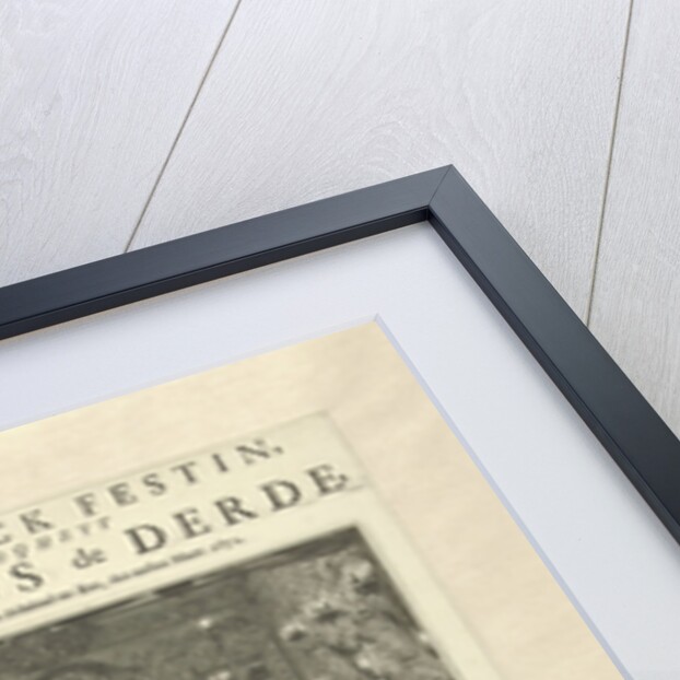 Feast given by William III on March 1, 1672 in honor of his appointment as captain-general by Francoys Palm