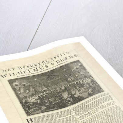 Feast given by William III on March 1, 1672 in honor of his appointment as captain-general by Francoys Palm