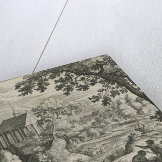 Deer Hunting with a chapel by Jacob Savery I