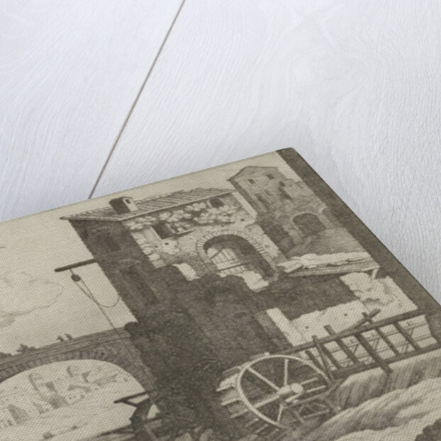 bridge and watermill by Antoine Bonenfant