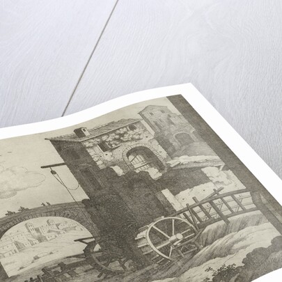 bridge and watermill by Antoine Bonenfant