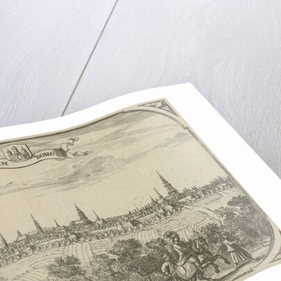 View of the city of Hamburg, Germany by Adriaen Oudendijck